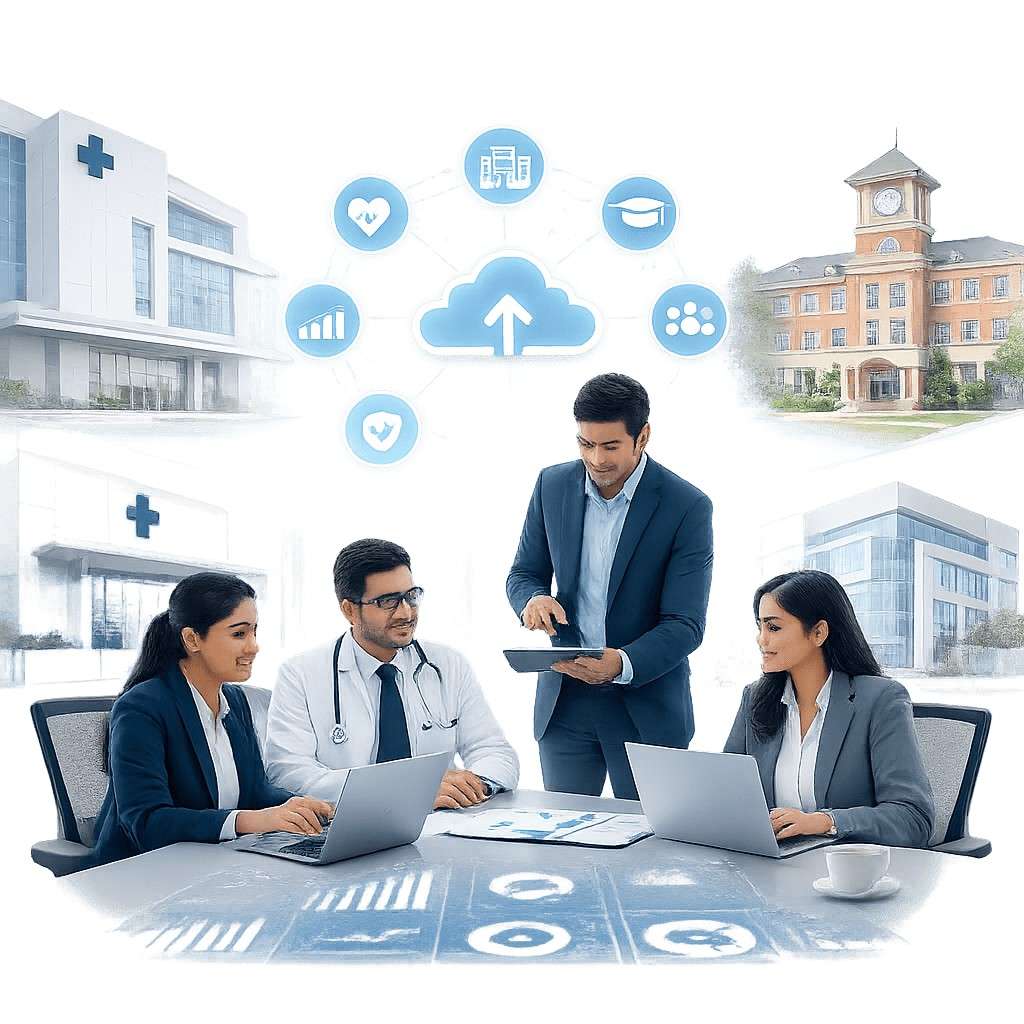 Healthcare technology illustration